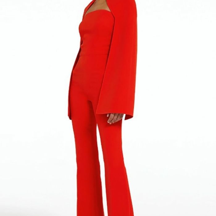 eleganter-jumpsuit-festlicher-rundhalsausschnitt-zweiteiliger-umhang-ärmel-weites-bein-elegante-rote-farbe-lockere-passform
